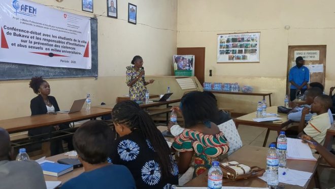 BUKAVU : Les responsables des institutions universitaires et étudiants s’engagent à combattre les violences et abus sexuel en milieu universitaire