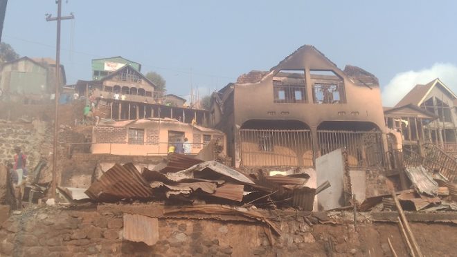 Bukavu : Le quartier Cahi, de nouveau frappé par un incendie dévastateur, Plus de 40 maisons parties en fumée et plus de 100 ménages sans abris