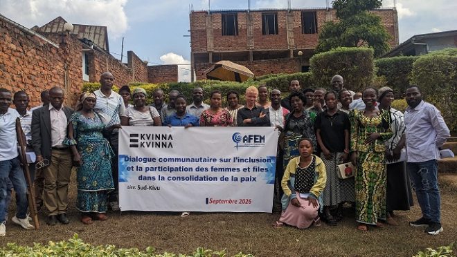 Nyangezi / Walungu / Sud Kivu : 30 personnes s’engagent à sensibiliser la communauté sur la recherche de la paix