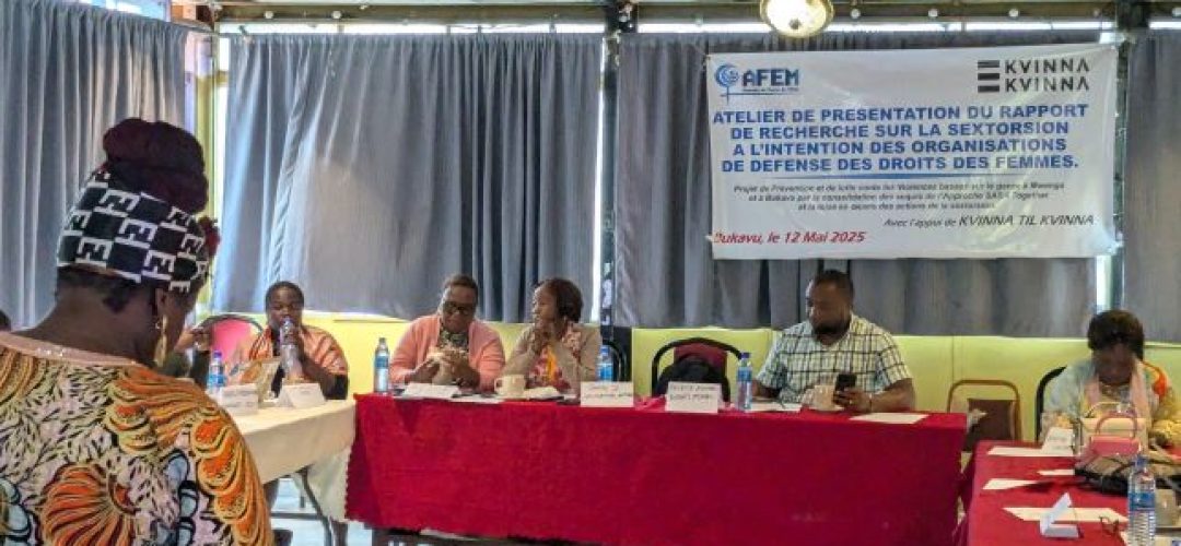 Sud-Kivu : AFEM organise un atelier de présentation du rapport de Recherche sur la sextorsion